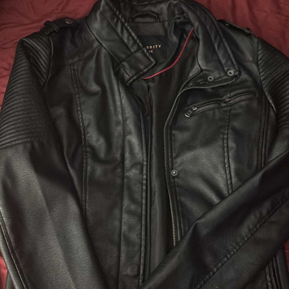Faux Leather Jacket